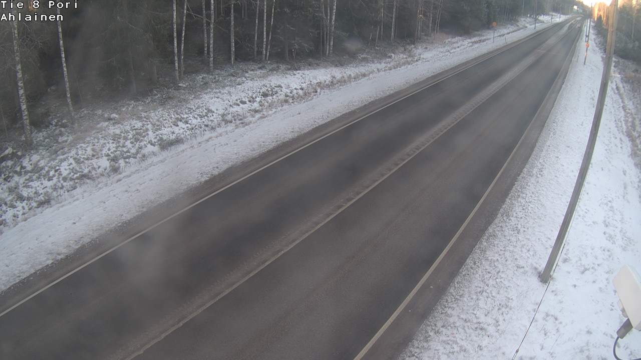 Weather Camera Image Road 8 Pori, Ahlainen, Pori, Satakunta