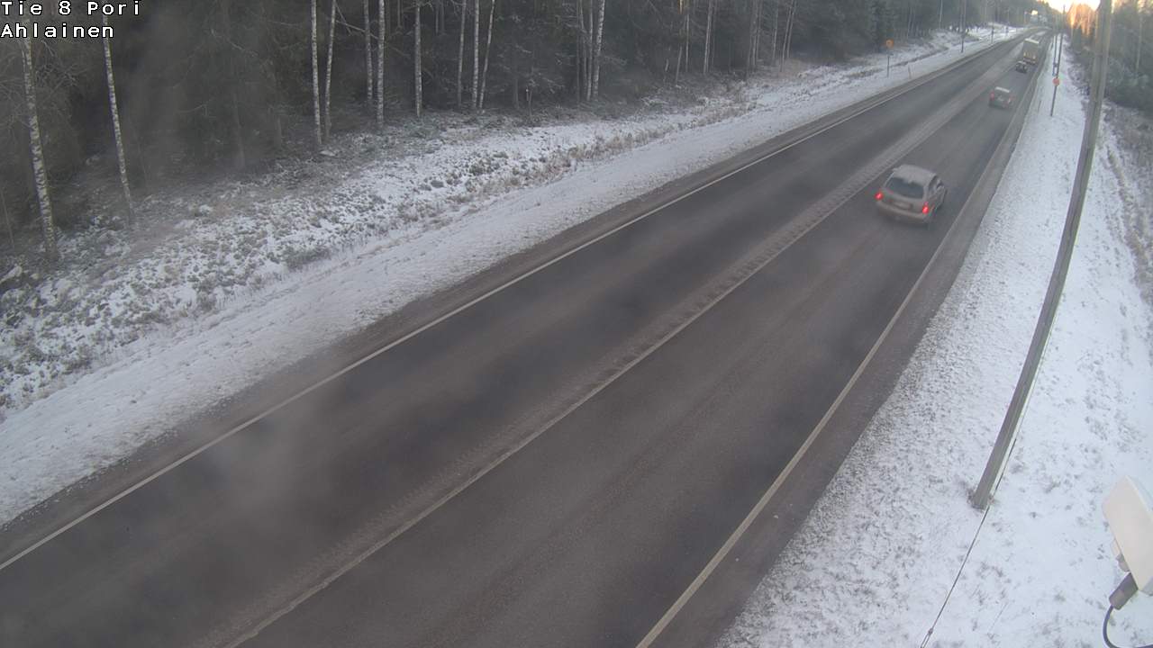 Weather Camera Image Road 8 Pori, Ahlainen, Pori, Satakunta