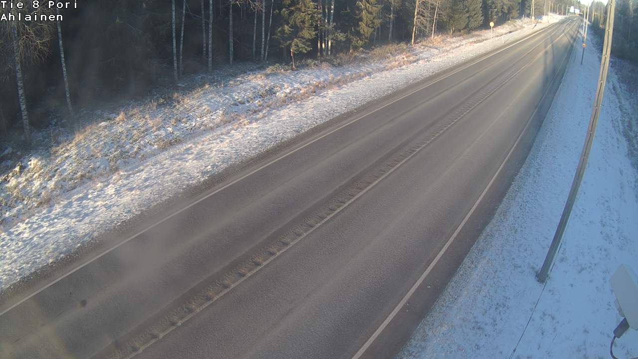 Weather Camera Image Väg 8 Björneborg, Vittisbofjärd, Pori, Satakunta