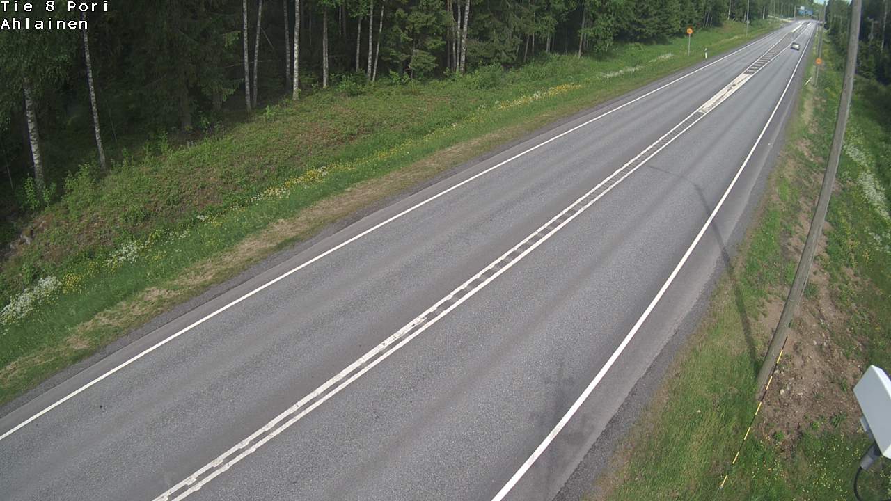 Weather Camera Image Väg 8 Björneborg, Vittisbofjärd, Pori, Satakunta