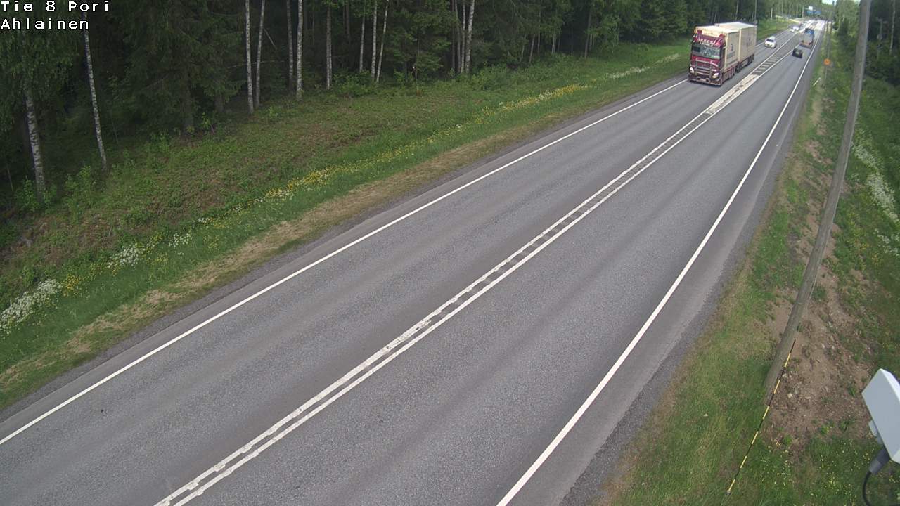 Weather Camera Image Väg 8 Björneborg, Vittisbofjärd, Pori, Satakunta