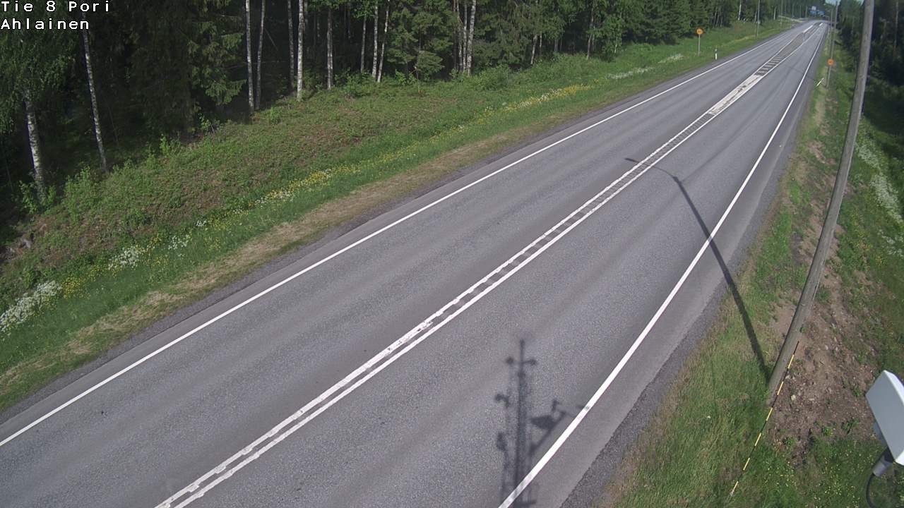Weather Camera Image Väg 8 Björneborg, Vittisbofjärd, Pori, Satakunta