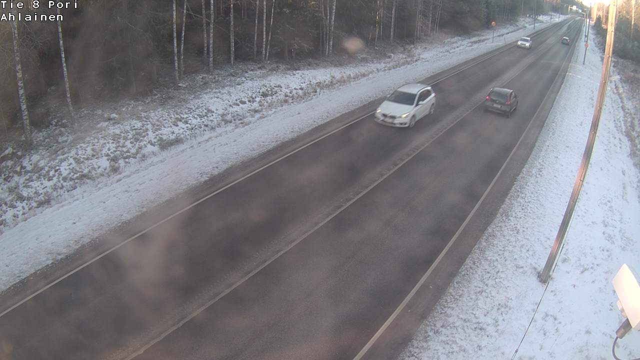 Weather Camera Image Road 8 Pori, Ahlainen, Pori, Satakunta