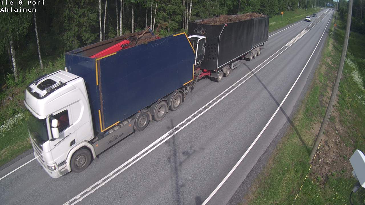 Weather Camera Image Väg 8 Björneborg, Vittisbofjärd, Pori, Satakunta