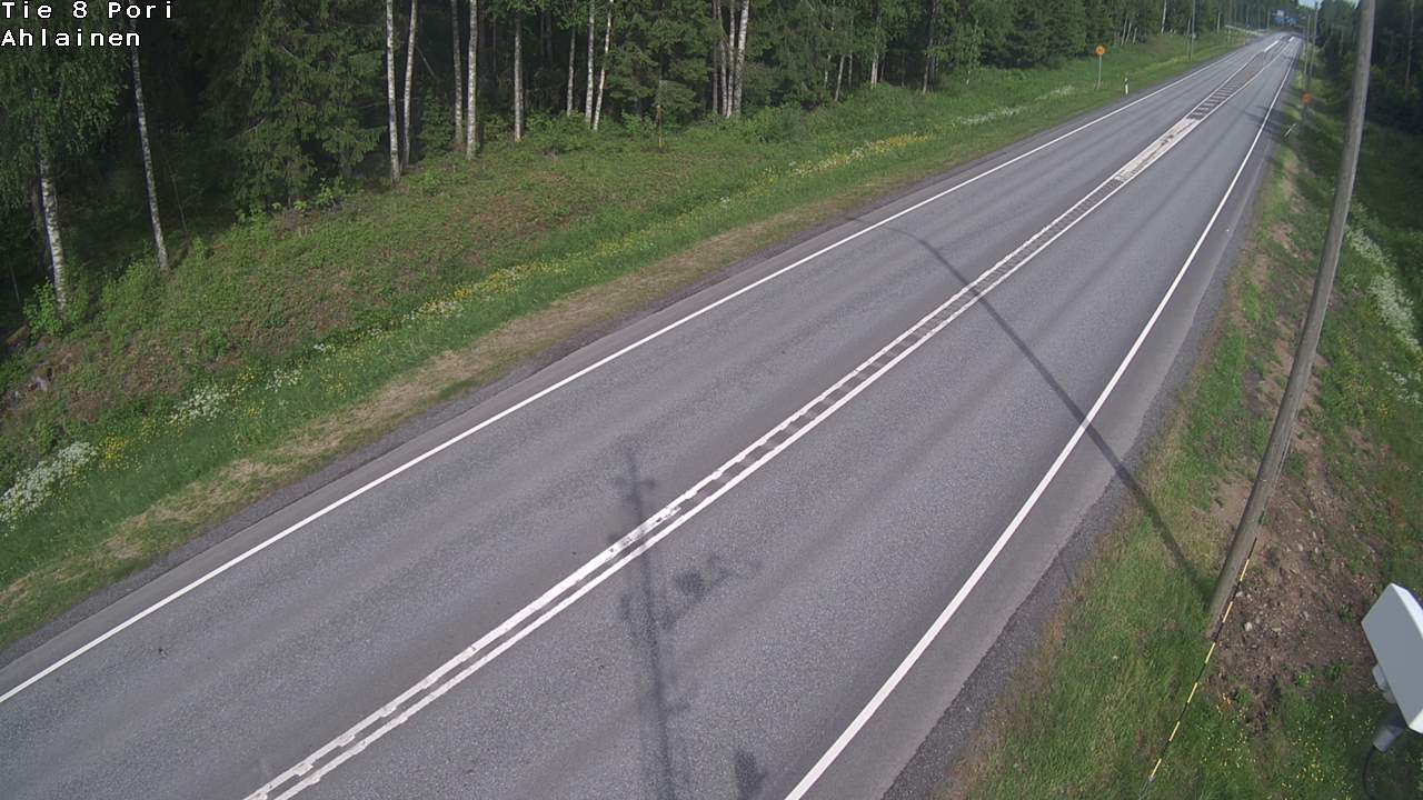 Weather Camera Image Väg 8 Björneborg, Vittisbofjärd, Pori, Satakunta