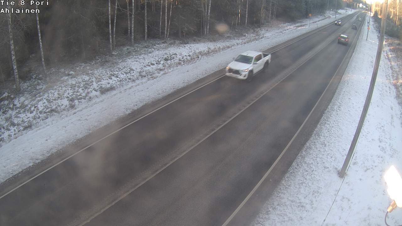 Weather Camera Image Road 8 Pori, Ahlainen, Pori, Satakunta