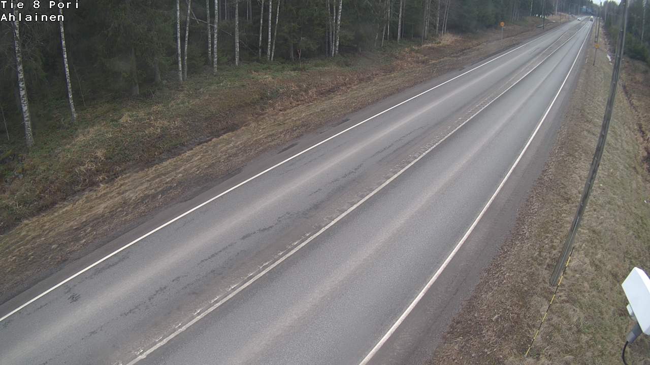 Weather Camera Image Road 8 Pori, Ahlainen, Pori, Satakunta