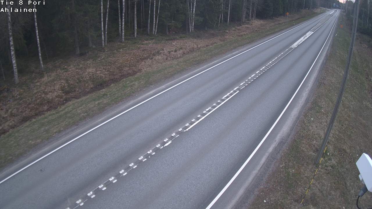 Weather Camera Image Väg 8 Björneborg, Vittisbofjärd, Pori, Satakunta