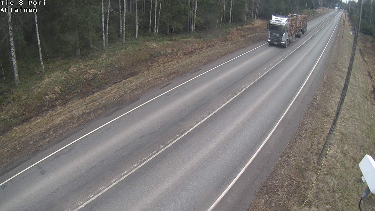 Weather Camera Image Road 8 Pori, Ahlainen, Pori, Satakunta