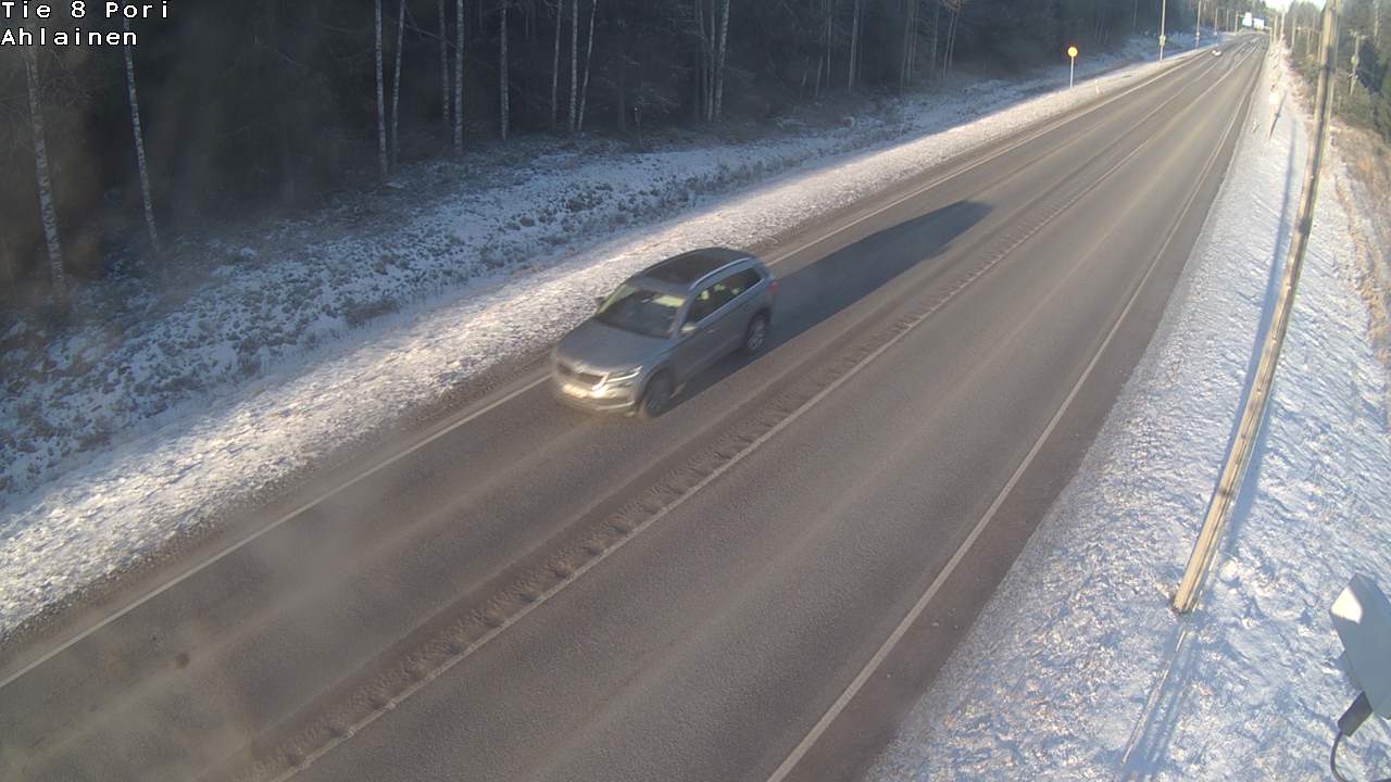 Weather Camera Image Väg 8 Björneborg, Vittisbofjärd, Pori, Satakunta