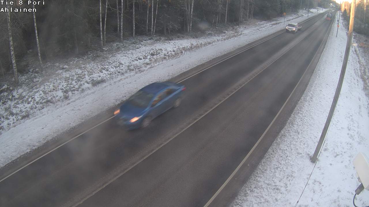 Weather Camera Image Road 8 Pori, Ahlainen, Pori, Satakunta