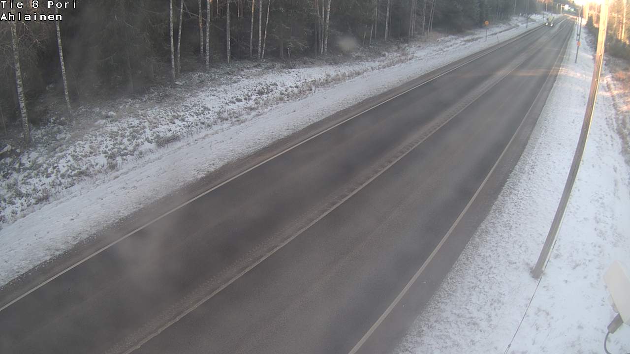 Weather Camera Image Road 8 Pori, Ahlainen, Pori, Satakunta