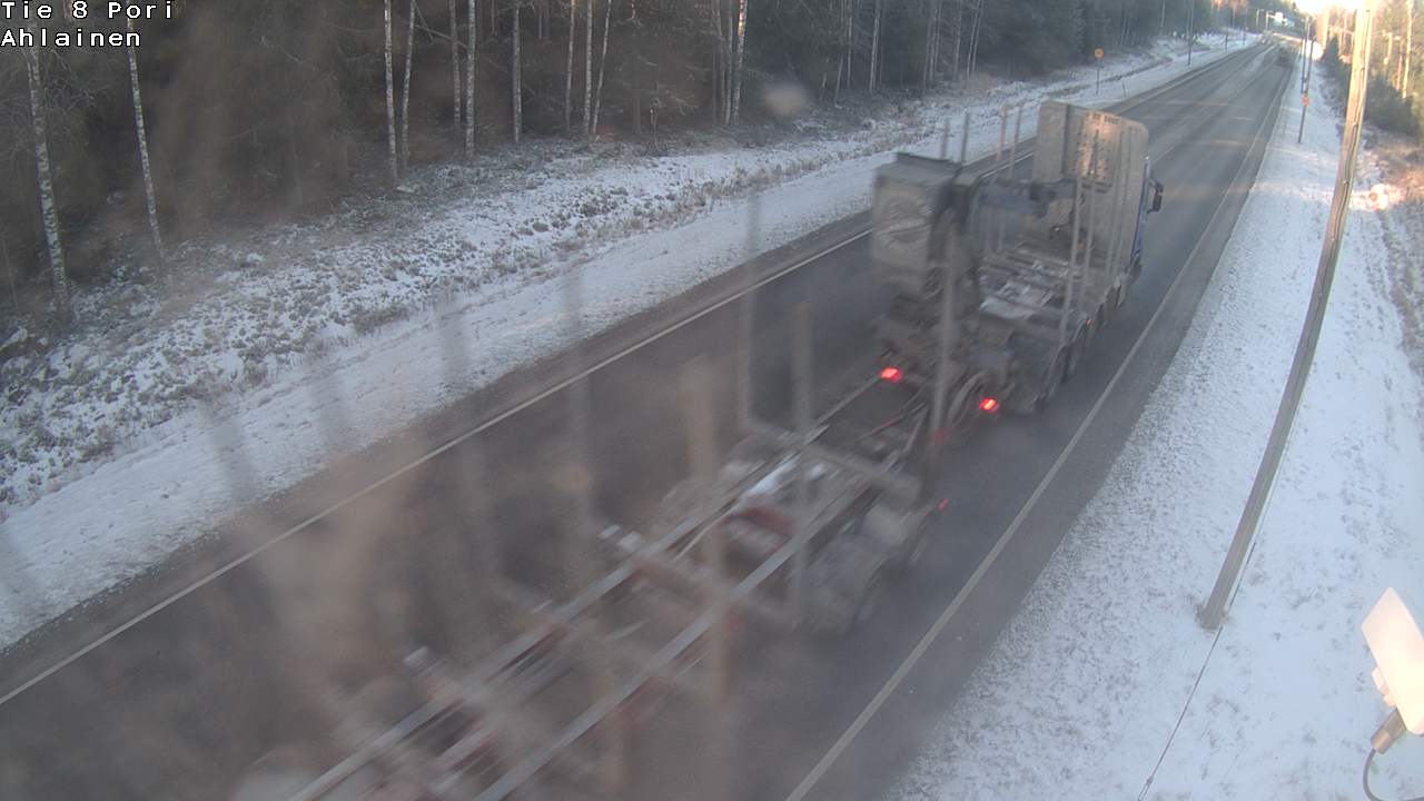 Weather Camera Image Road 8 Pori, Ahlainen, Pori, Satakunta