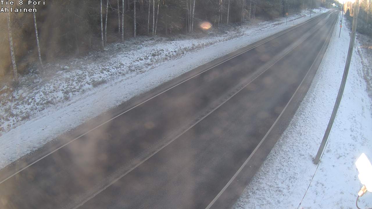 Weather Camera Image Road 8 Pori, Ahlainen, Pori, Satakunta