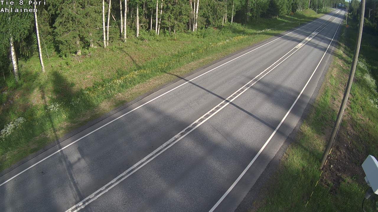 Weather Camera Image Road 8 Pori, Ahlainen, Pori, Satakunta