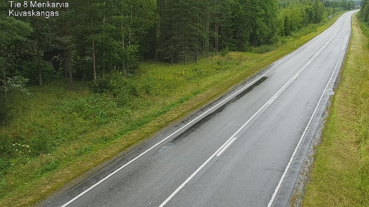 Weather Camera Image Väg 8 Merikarvia, Kuvaskangas, Merikarvia, Satakunta