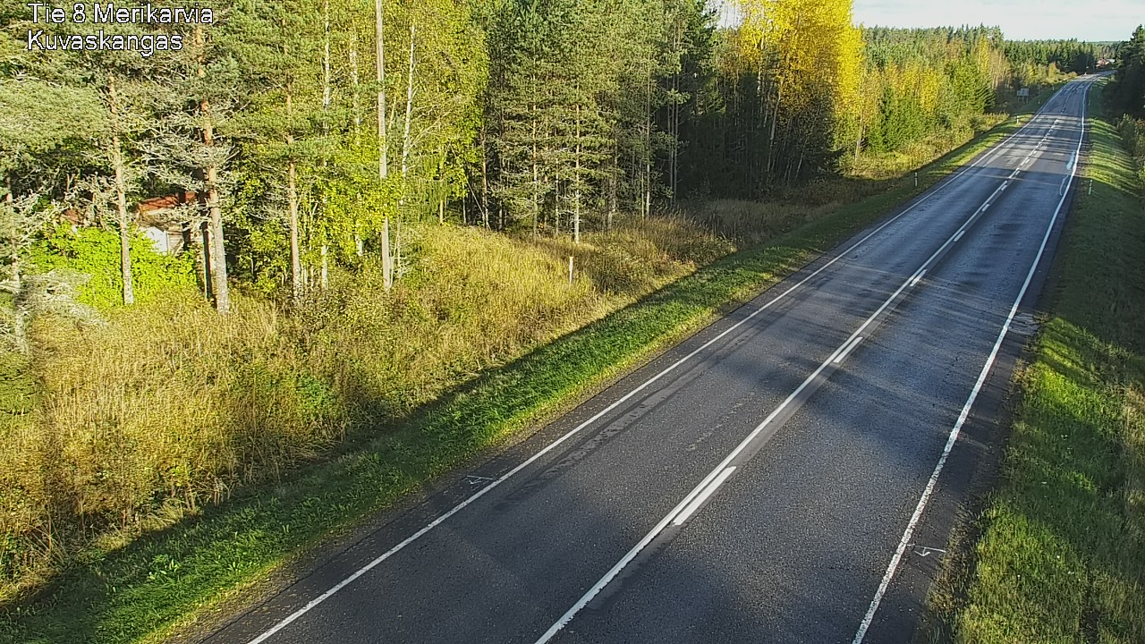 Weather Camera Image Väg 8 Merikarvia, Kuvaskangas, Merikarvia, Satakunta