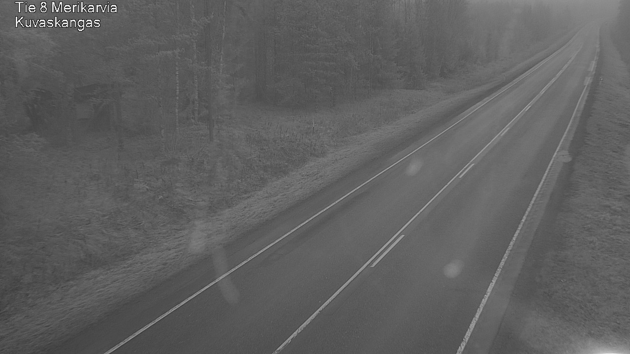Weather Camera Image Väg 8 Merikarvia, Kuvaskangas, Merikarvia, Satakunta