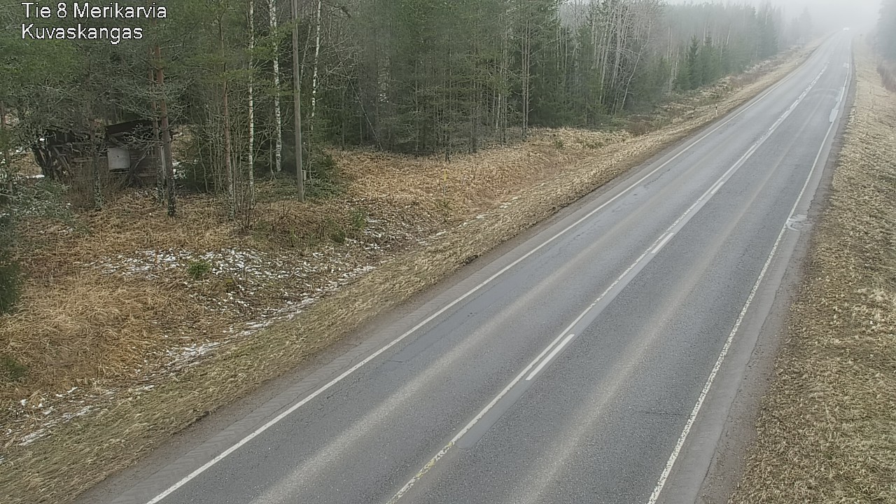 Weather Camera Image Road 8 Merikarvia, Kuvaskangas, Merikarvia, Satakunta