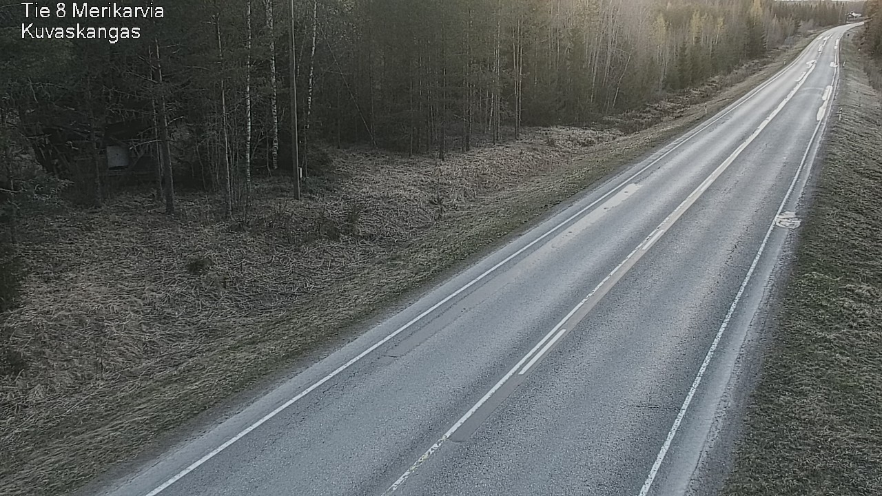 Weather Camera Image Väg 8 Merikarvia, Kuvaskangas, Merikarvia, Satakunta