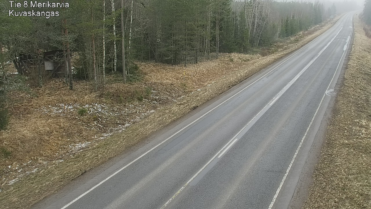 Weather Camera Image Road 8 Merikarvia, Kuvaskangas, Merikarvia, Satakunta
