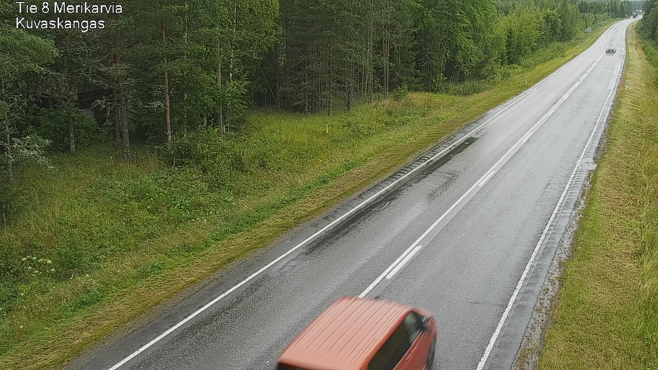 Weather Camera Image Väg 8 Merikarvia, Kuvaskangas, Merikarvia, Satakunta
