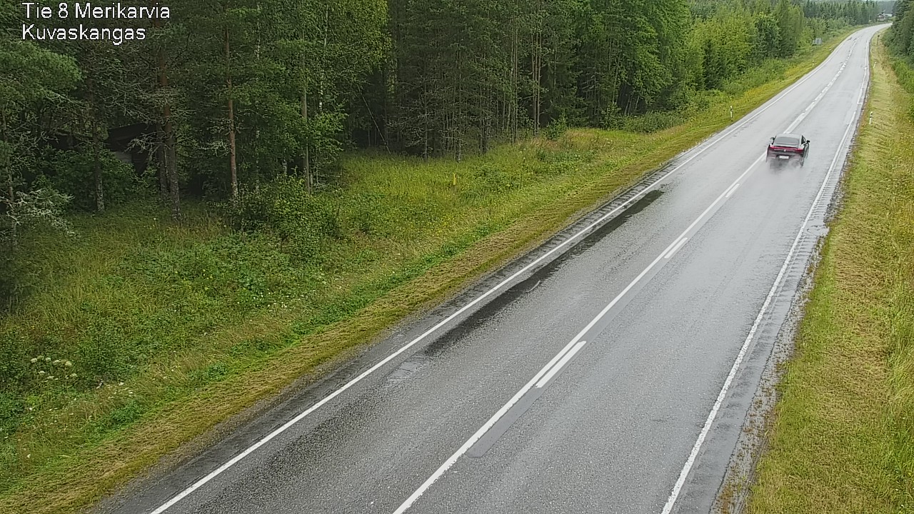 Weather Camera Image Väg 8 Merikarvia, Kuvaskangas, Merikarvia, Satakunta