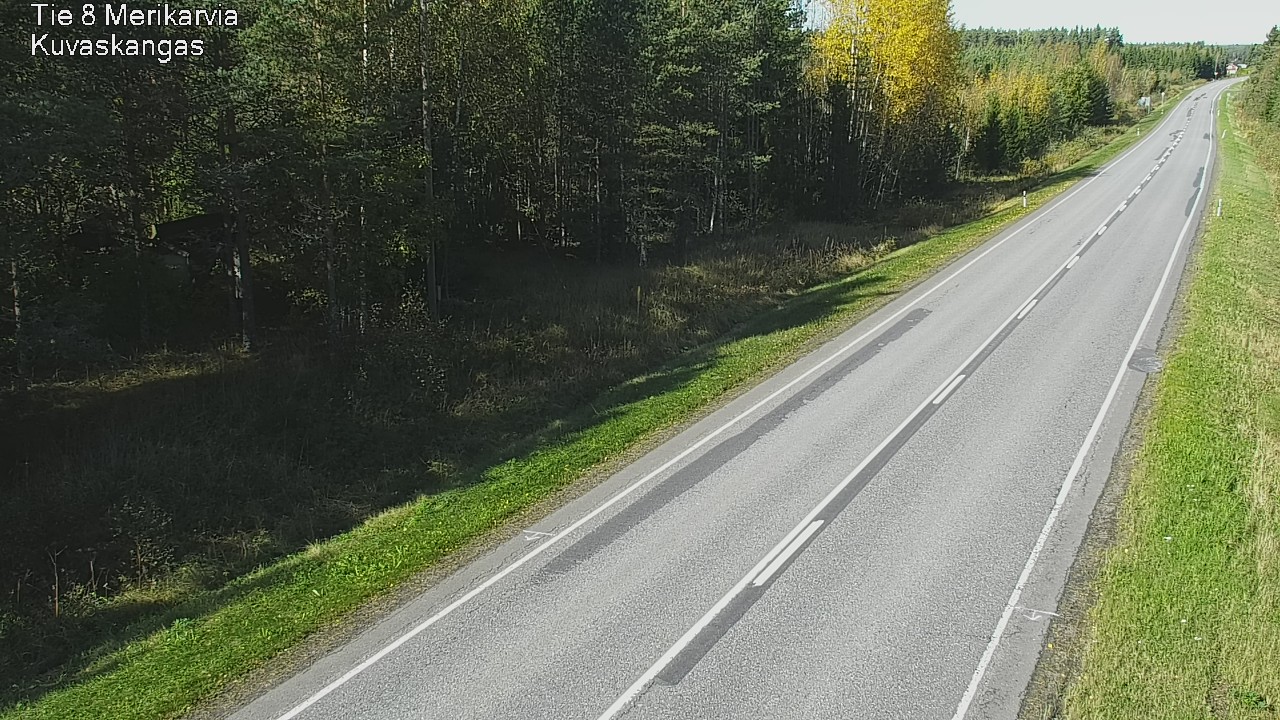 Weather Camera Image Road 8 Merikarvia, Kuvaskangas, Merikarvia, Satakunta