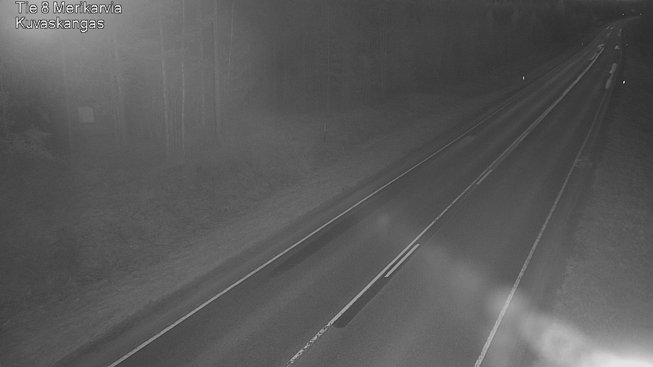 Weather Camera Image Road 8 Merikarvia, Kuvaskangas, Merikarvia, Satakunta