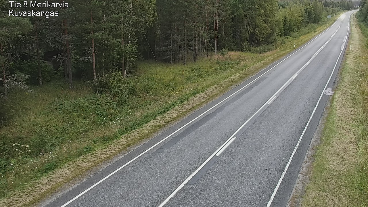 Weather Camera Image Väg 8 Merikarvia, Kuvaskangas, Merikarvia, Satakunta