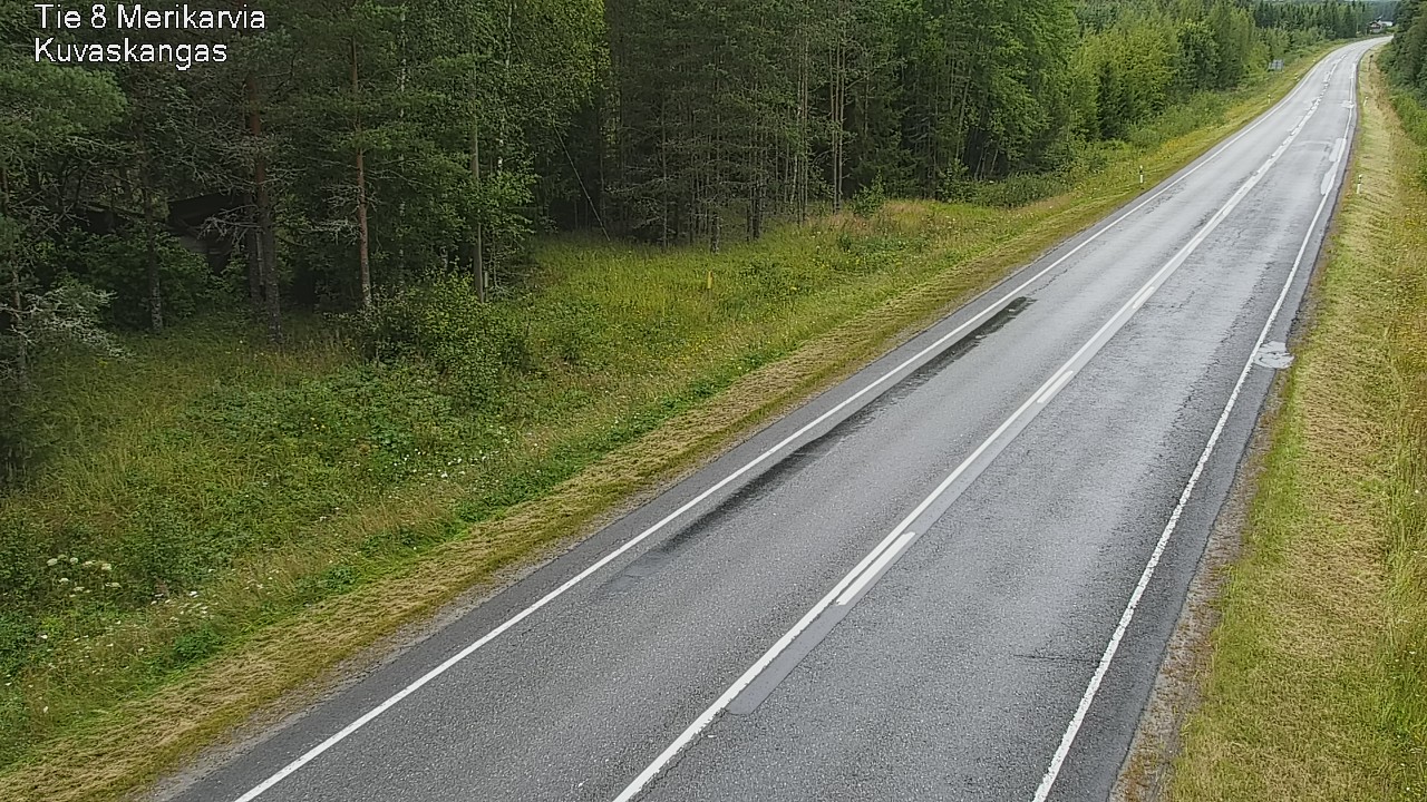 Weather Camera Image Väg 8 Merikarvia, Kuvaskangas, Merikarvia, Satakunta