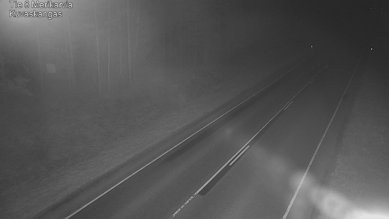 Weather Camera Image Road 8 Merikarvia, Kuvaskangas, Merikarvia, Satakunta
