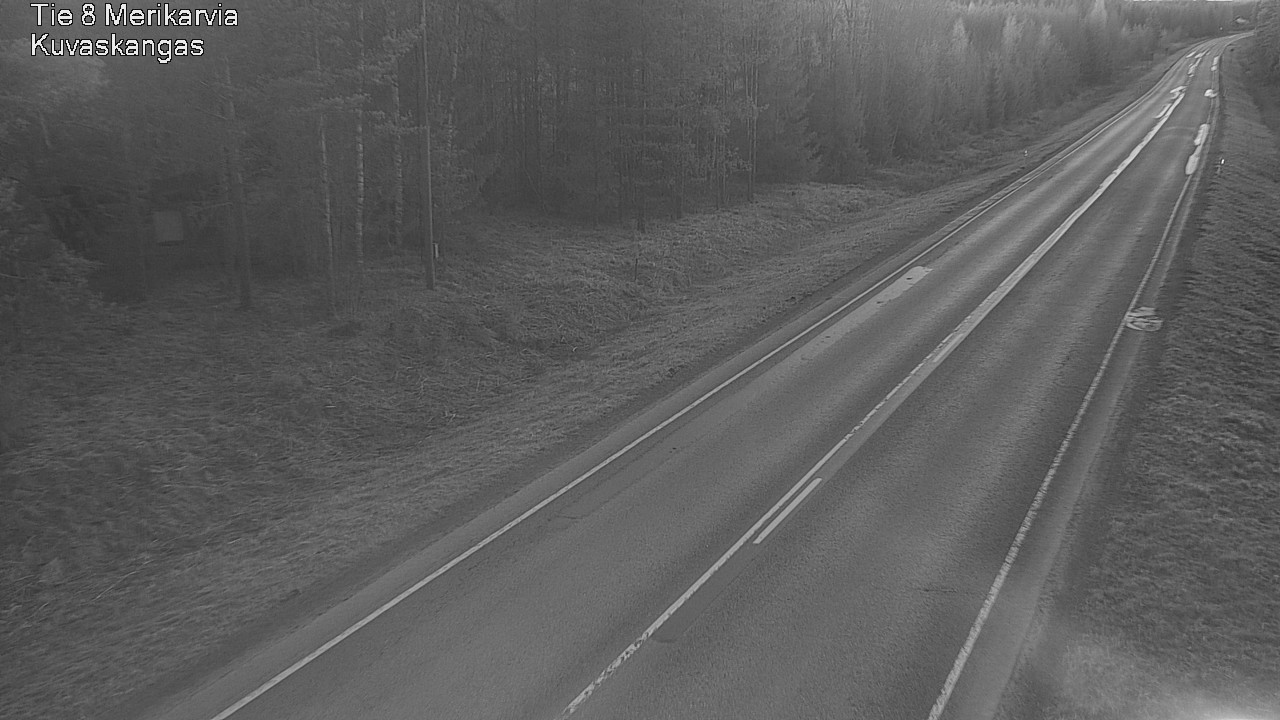 Weather Camera Image Väg 8 Merikarvia, Kuvaskangas, Merikarvia, Satakunta
