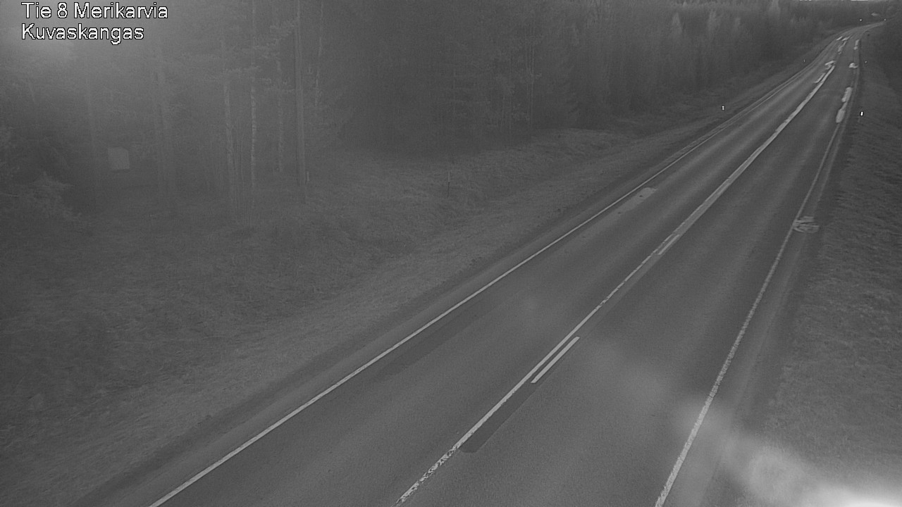 Weather Camera Image Väg 8 Merikarvia, Kuvaskangas, Merikarvia, Satakunta