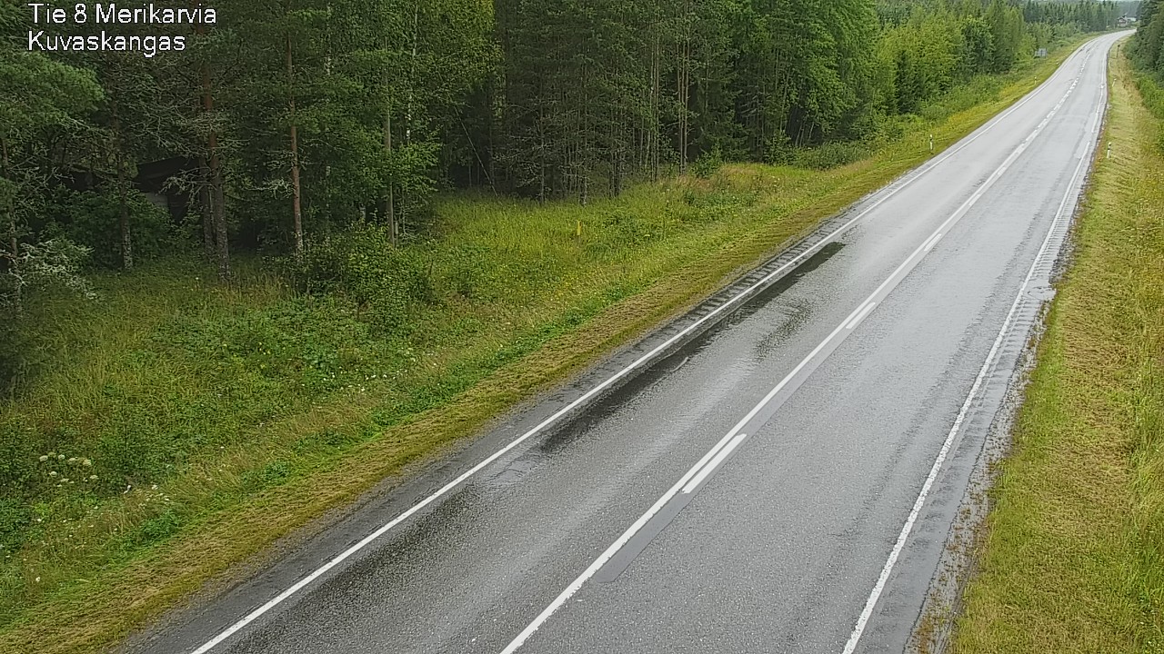 Weather Camera Image Väg 8 Merikarvia, Kuvaskangas, Merikarvia, Satakunta