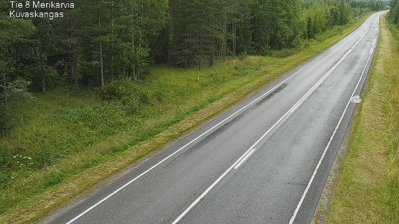 Weather Camera Image Väg 8 Merikarvia, Kuvaskangas, Merikarvia, Satakunta