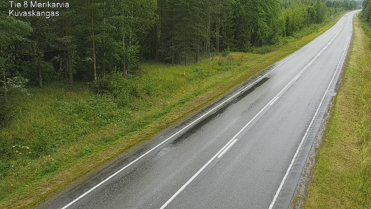 Weather Camera Image Väg 8 Merikarvia, Kuvaskangas, Merikarvia, Satakunta