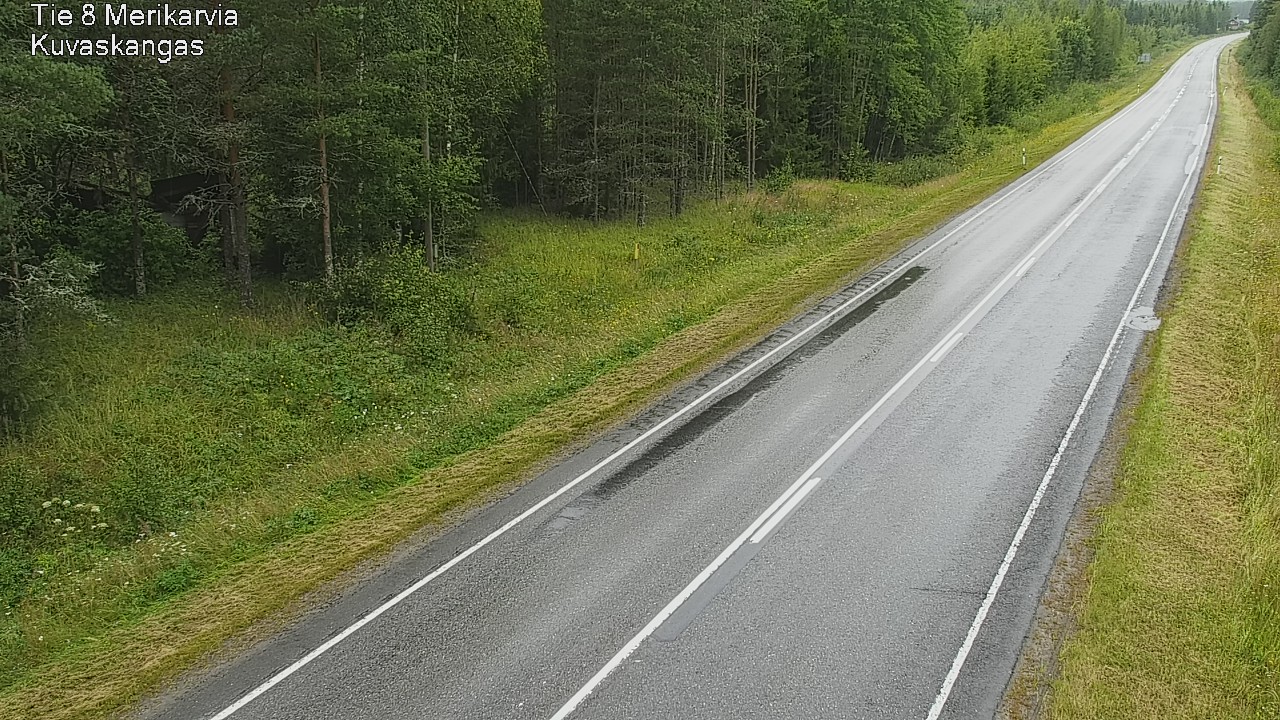 Weather Camera Image Väg 8 Merikarvia, Kuvaskangas, Merikarvia, Satakunta