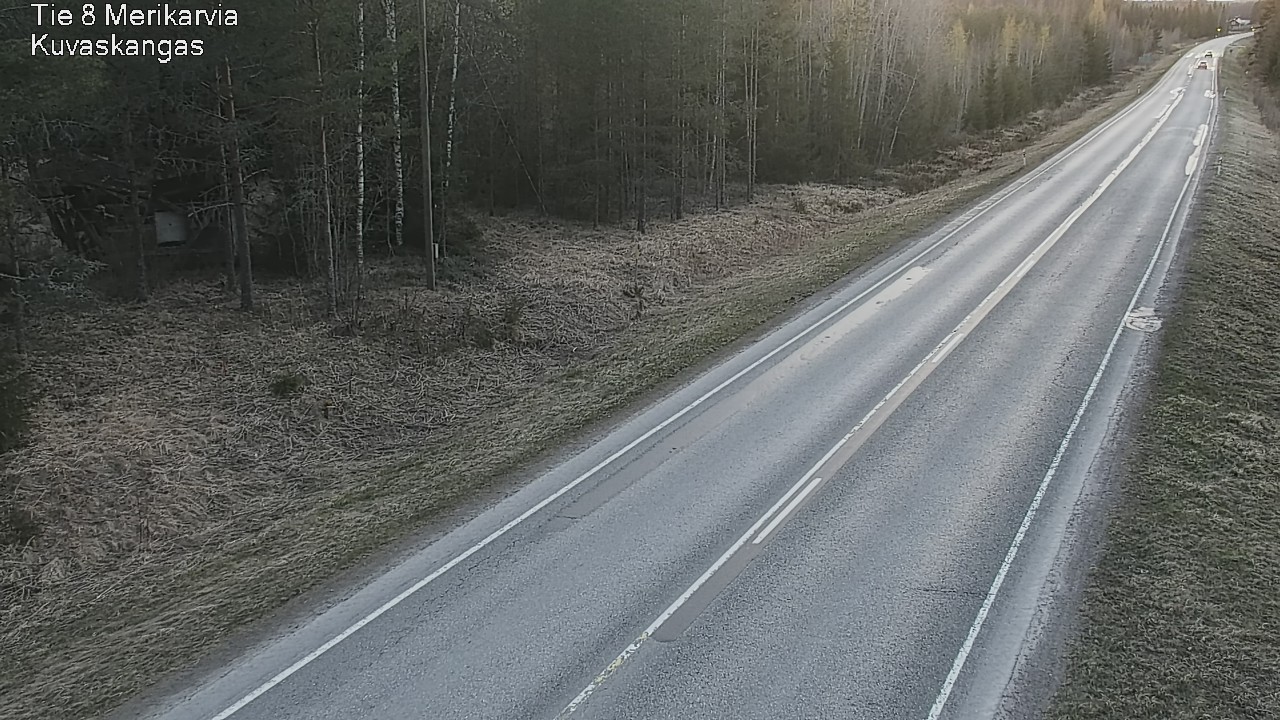 Weather Camera Image Väg 8 Merikarvia, Kuvaskangas, Merikarvia, Satakunta