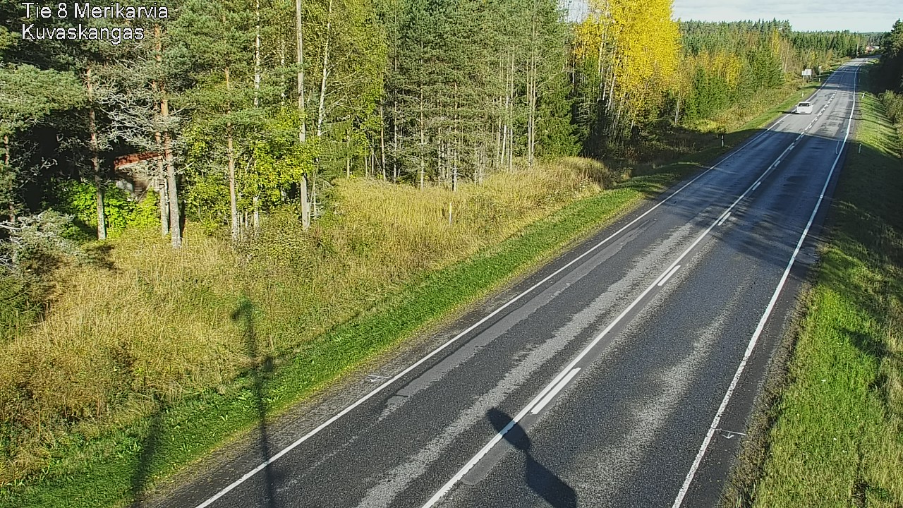 Weather Camera Image Road 8 Merikarvia, Kuvaskangas, Merikarvia, Satakunta