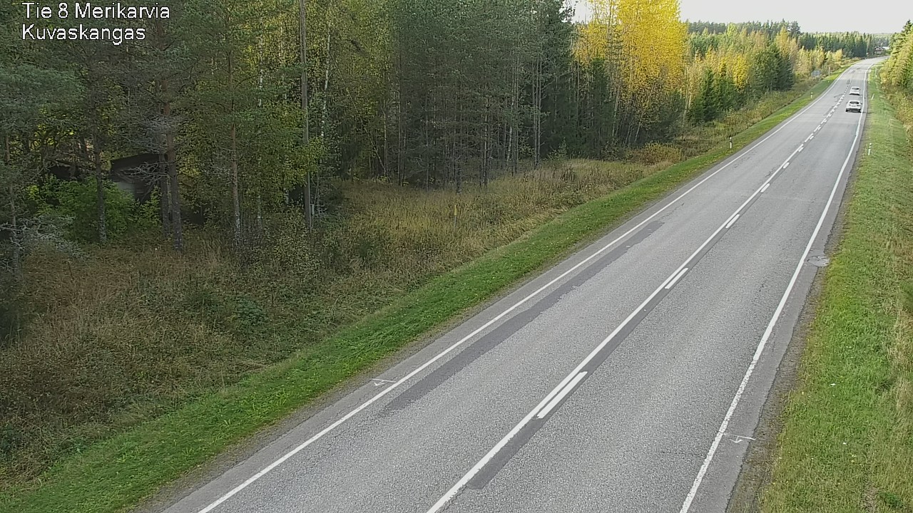 Weather Camera Image Road 8 Merikarvia, Kuvaskangas, Merikarvia, Satakunta