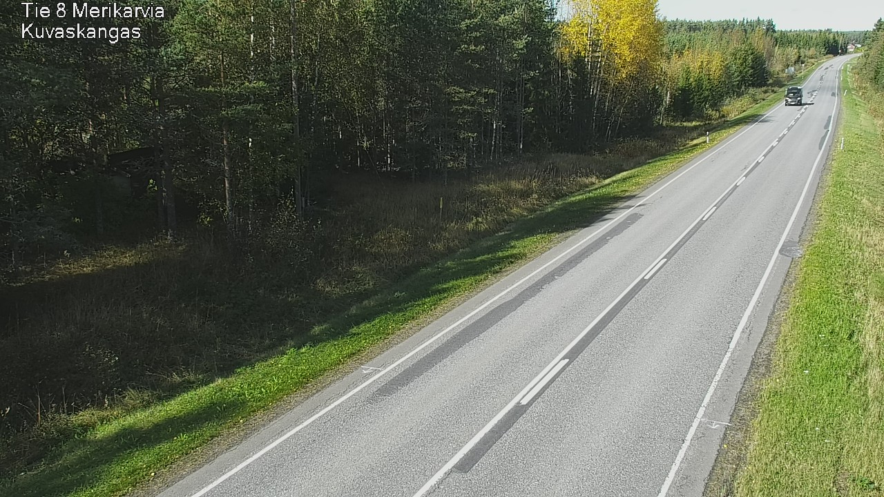 Weather Camera Image Road 8 Merikarvia, Kuvaskangas, Merikarvia, Satakunta