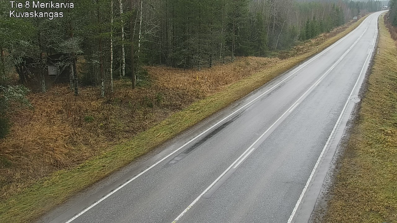 Weather Camera Image Väg 8 Merikarvia, Kuvaskangas, Merikarvia, Satakunta
