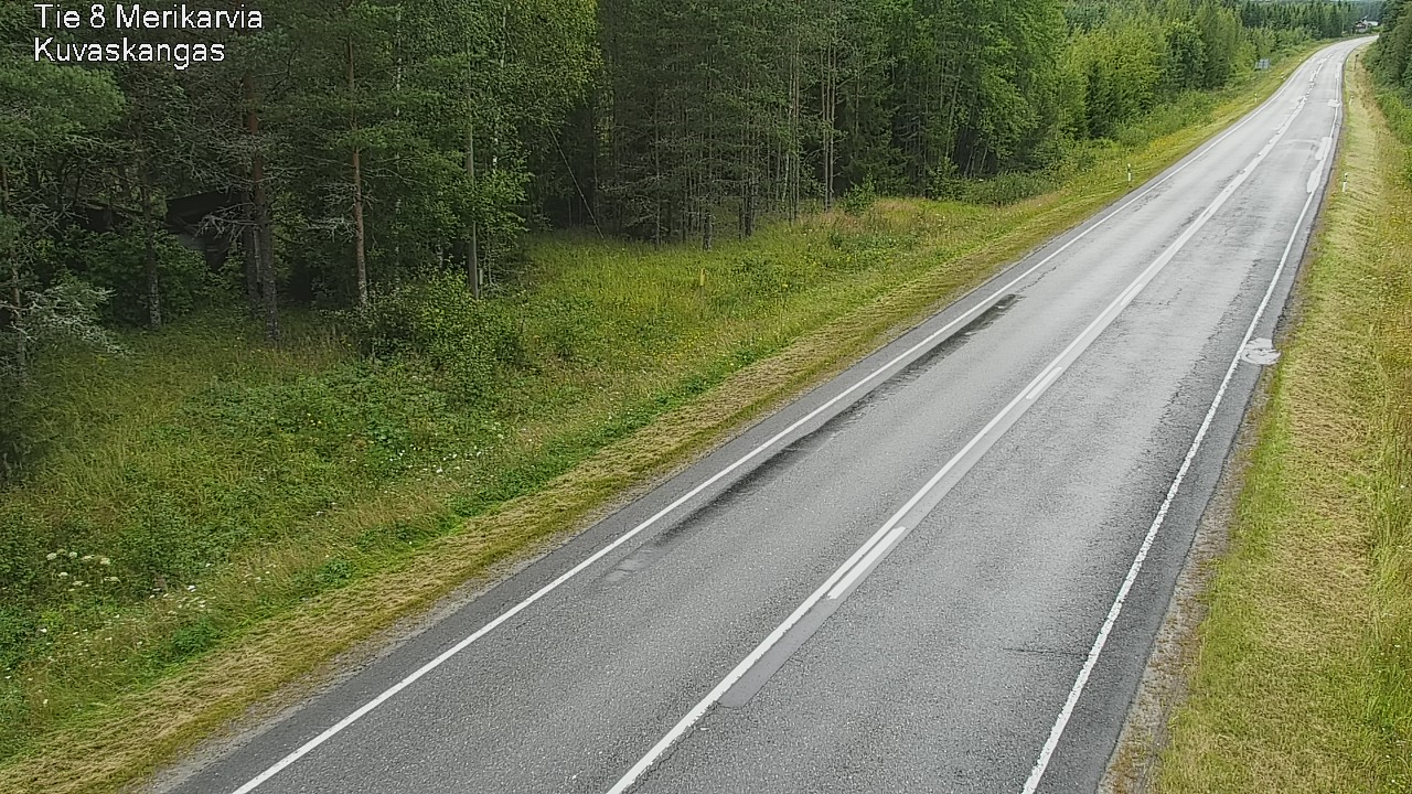 Weather Camera Image Väg 8 Merikarvia, Kuvaskangas, Merikarvia, Satakunta