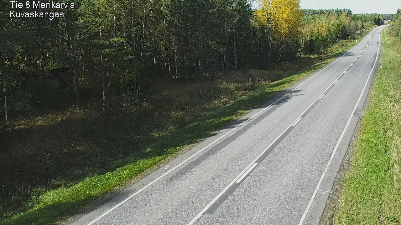 Weather Camera Image Road 8 Merikarvia, Kuvaskangas, Merikarvia, Satakunta