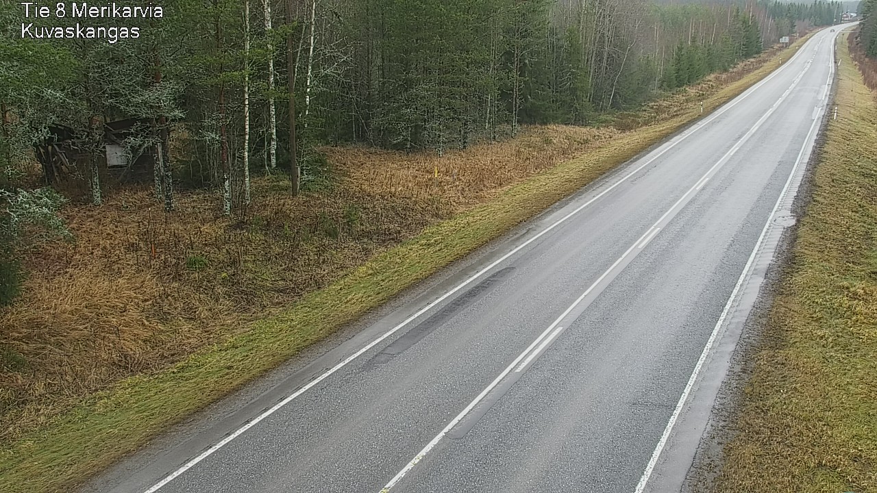 Weather Camera Image Road 8 Merikarvia, Kuvaskangas, Merikarvia, Satakunta