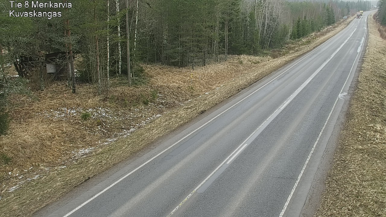 Weather Camera Image Road 8 Merikarvia, Kuvaskangas, Merikarvia, Satakunta