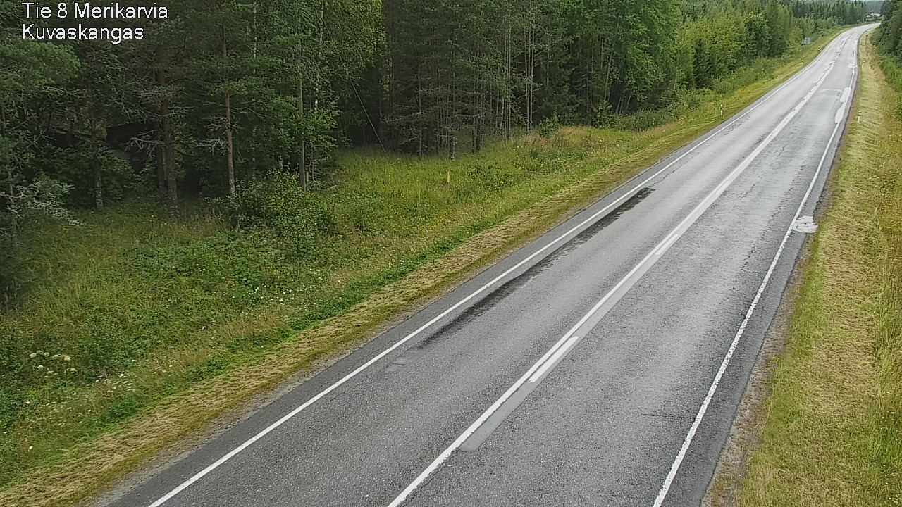 Weather Camera Image Väg 8 Merikarvia, Kuvaskangas, Merikarvia, Satakunta