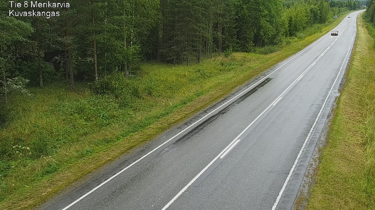 Weather Camera Image Väg 8 Merikarvia, Kuvaskangas, Merikarvia, Satakunta