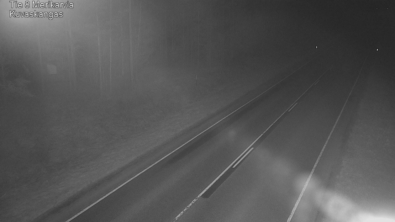 Weather Camera Image Road 8 Merikarvia, Kuvaskangas, Merikarvia, Satakunta